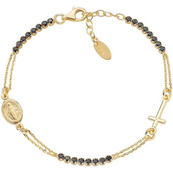 Image du Bracelet Chapelet Amen en argent avec zircons BRCRMIGNZ3