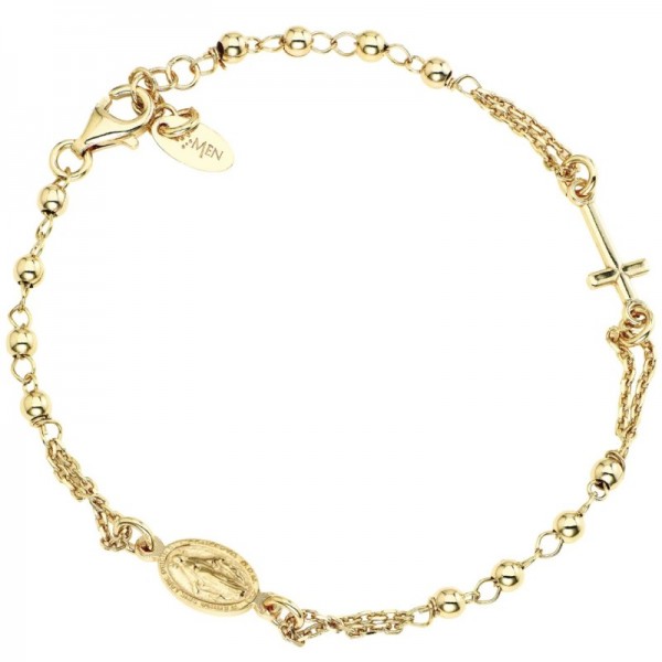 Image of the Amen Silver Rosary Bracelet BROG3