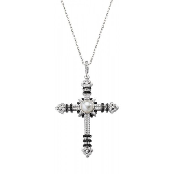 Immagine della Collana Amen Croce Germogliata donna CLCRGOBBN