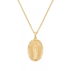 Collier avec Médaille de Notre-Dame de Guadalupe Amen femme CLGUGM