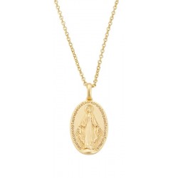 Collier Médaille Miraculeuse Amen femme CLMIGM