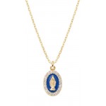 Image du Collier Médaille Miraculeuse Amen femme CLMISMGBL