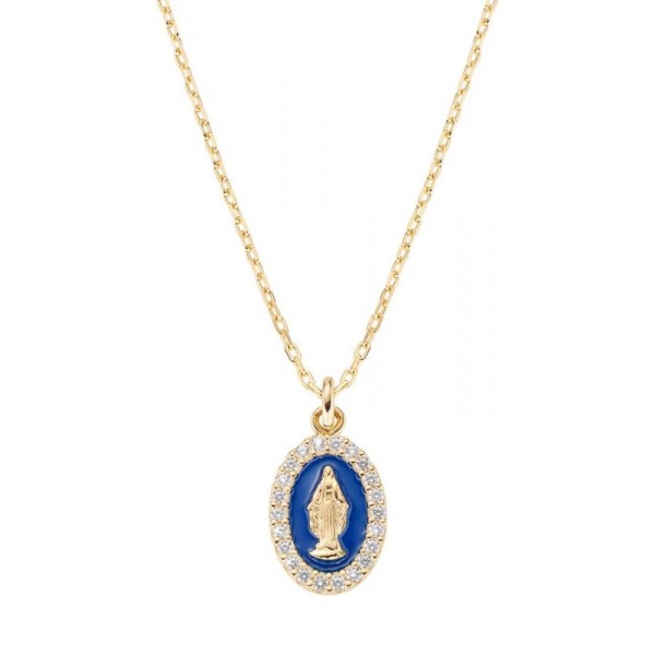 Image du Collier Médaille Miraculeuse Amen femme CLMISMGBL