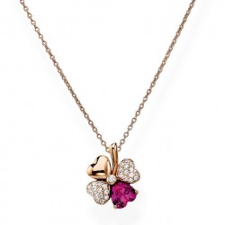 Buy Amen Ladies Necklace Quadricuore CLPQURR