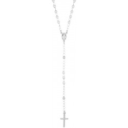 Collier Chapelet Amen en argent et perles femme CROBB4