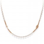 Buy Amen Silver Rosary Necklace with pearls for ladies CRORB3