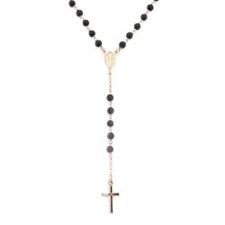 Buy Amen Silver Rosary Necklace with crystals CRORN4