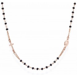 Buy Amen Silver Rosary Necklace with crystals CRORNZ3