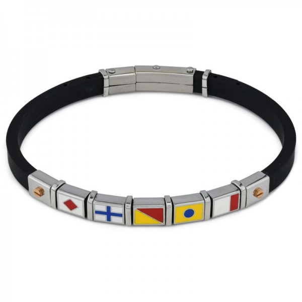 Immagine del Bracciale Boccadamo Man uomo ABR711 Bandiere