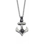 Buy Boccadamo Mens Necklace Man AGR217 Anchor