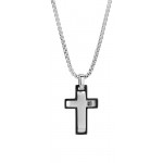 Image of the Boccadamo Man mens Necklace AGR251N Cross
