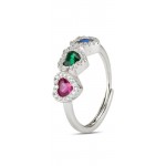 Image of the Boccadamo Sophie Womens Ring AN475 Hearts