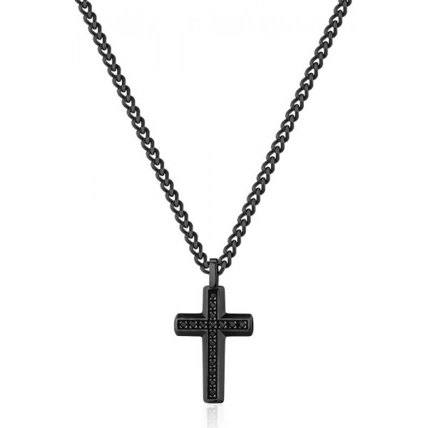 Mens Brosway Necklace Backliner BBC03 Cross Buy Mens Brosway Necklace Backliner BBC03 Cross