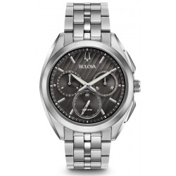 Bulova Herrenuhr Progressive Dress Curv 96A186 Quarz Chronograph