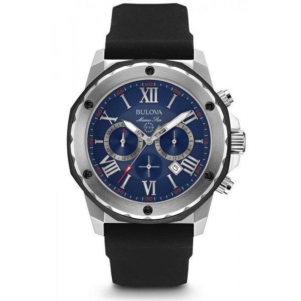 Kaufen Sie Bulova Herrenuhr Marine Star 98B258 Quarz Chronograph