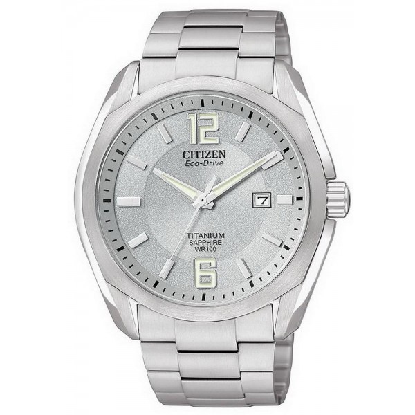 Men s Citizen Watch Super Titanium Eco Drive BM7080 54A Crivelli Shopping