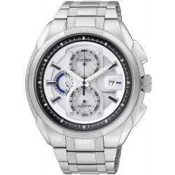 Buy Men's Citizen Watch Super Titanium Chrono Eco-Drive CA0200-54B