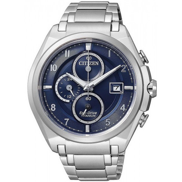 Buy Men's Citizen Watch Super Titanium Chrono Eco-Drive CA0350-51L