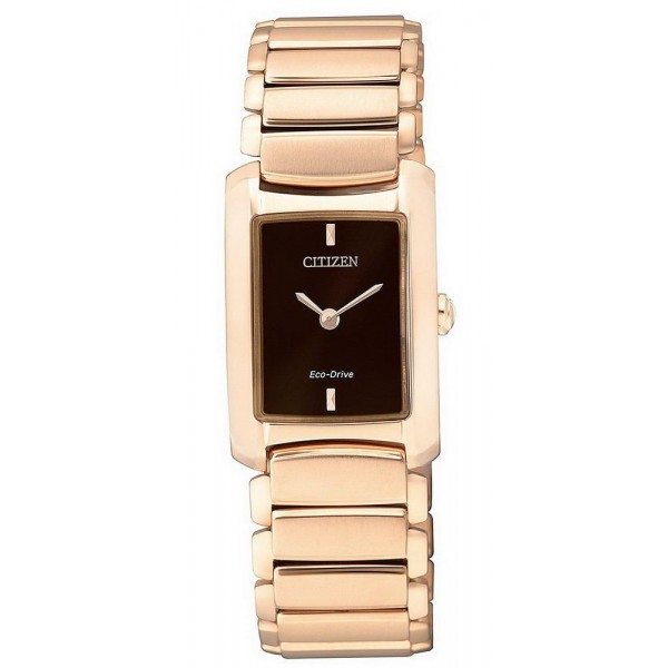 Citizen eco drive rectangular ladies watch sale