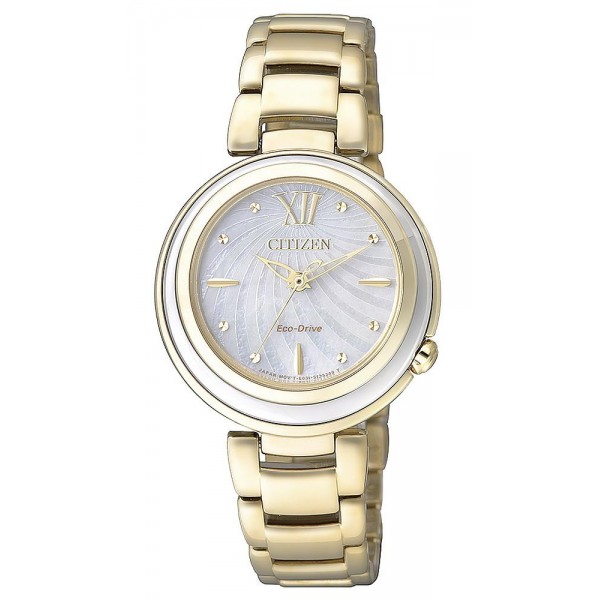 Buy Citizen Ladies Watch Eco-Drive EM0336-59D Mother of Pearl