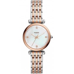 Fossil Damenuhr Carlie Mini ES4431 Perlmutt Quartz