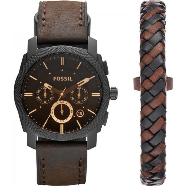 Buy Fossil Men's Watch Machine FS5251SET Quartz Chronograph