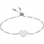 Imagen de la Pulsera de Acero para Mujer - Fossil Drew - JF03329040 - Corazón