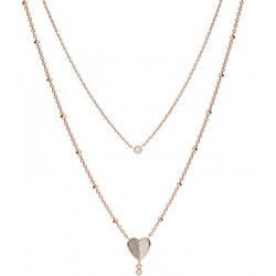 Fossil Женские Ожерелье Vintage Glitz JF03648791 Сердце