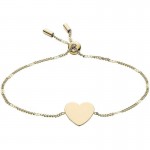 Imagen de la Pulsera de Acero para Mujer - Fossil Drew - JF04332710 - Corazón