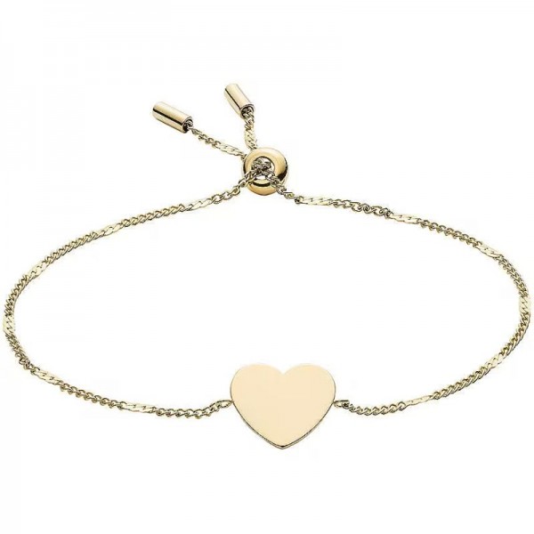 Imagen de la Pulsera de Acero para Mujer - Fossil Drew - JF04332710 - Corazón