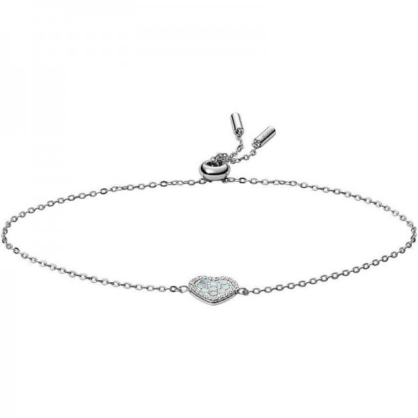 Acheter Bracelet Femme Fossil Sterling Silver JFS00569040 Coeur Nacre