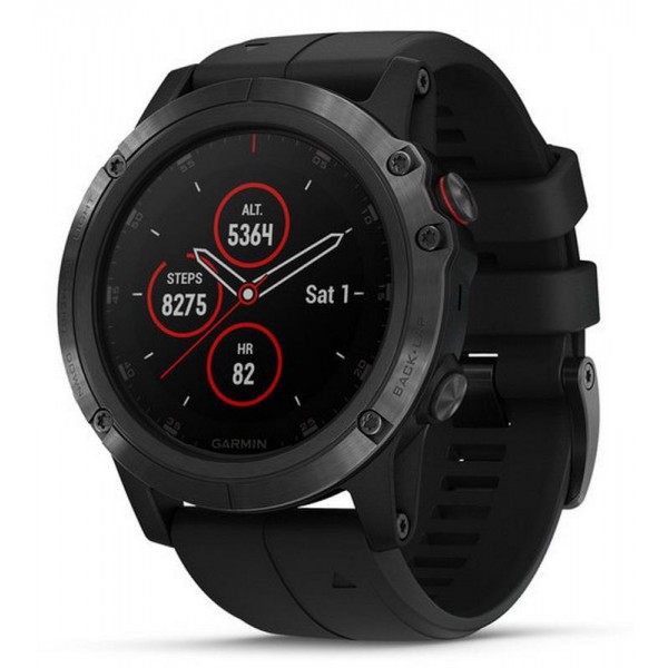 Купить Garmin Мужские Часы Fēnix 5X Plus Sapphire 010-01989-01 GPS Multisport Smartwatch