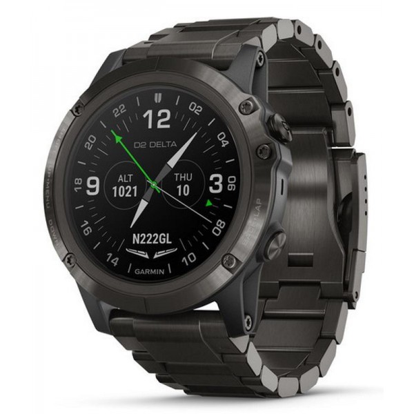 Купить Garmin Мужские Часы D2 Delta PX Sapphire Aviator 010-01989-31 Aviation GPS Smartwatch