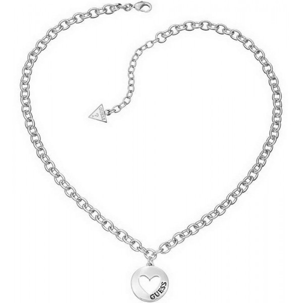Buy Guess Ladies Necklace G Girl UBN51430 Heart