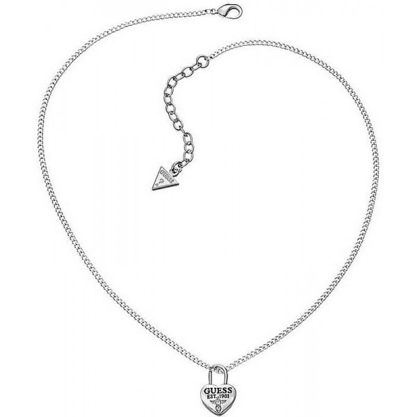 Buy Women's Guess Necklace Love Lock UBN51449 Heart