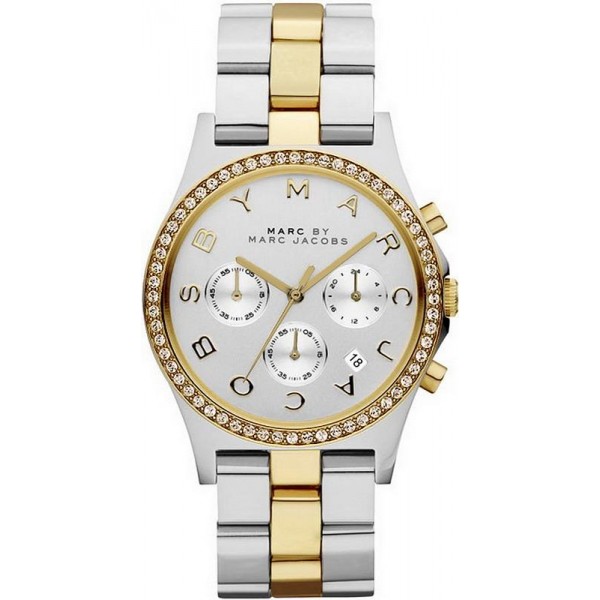 Kaufen Sie Marc Jacobs Damenuhr Henry MBM3197 Chronograph