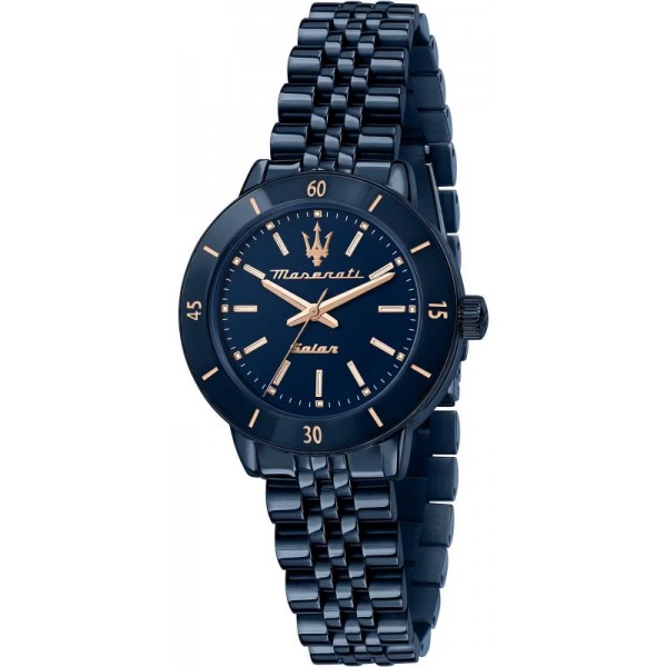 Buy Maserati Ladies Watch Successo Solar Blue R8853149501
