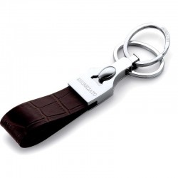 Kaufen Sie Morellato Herren Schlüsselring SU0602 Braun Leder