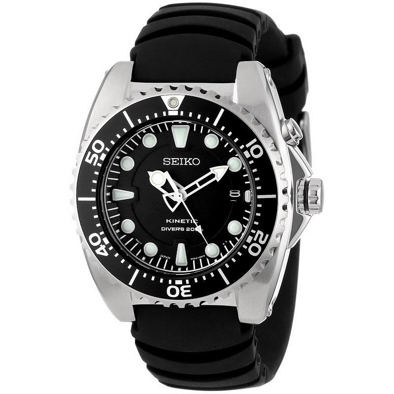 Seiko Kinetic Men s Watch Diver s 200M SKA371P2 Crivelli Shopping