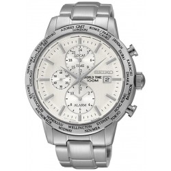 Acheter Montre Homme Seiko SPL047P1 World Time Chronographe Alarm Quartz