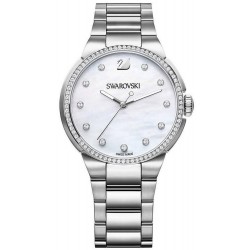 Kaufen Sie Swarovski Damenuhr City White 5181635 Perlmutt