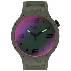 Купить Swatch Часы Big Bold Futuristic Green SO27M105