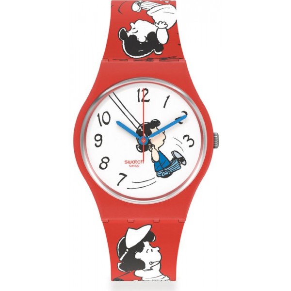 Swatch Uhr Peanuts Klunk! Lucy Van Pelt SO28Z106 kaufen