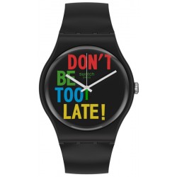 Swatch Unisexuhr New Gent Timefortime SO29B100