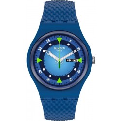 Swatch Unisexuhr New Gent Blue Blend SO29N701