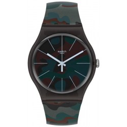 Купить Swatch Унисекс Часы New Gent Camoucity SUOB175