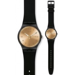 Купить Swatch Унисекс Часы New Gent Golden Friend SUOB716