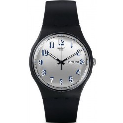 Купить Swatch Унисекс Часы New Gent Secret Service SUOB718