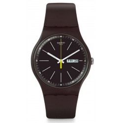 Buy Swatch Unisex Watch New Gent Blue Browny SUOC704