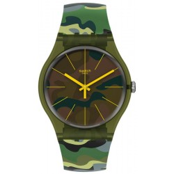Купить Swatch Унисекс Часы New Gent Camouforest SUOG114